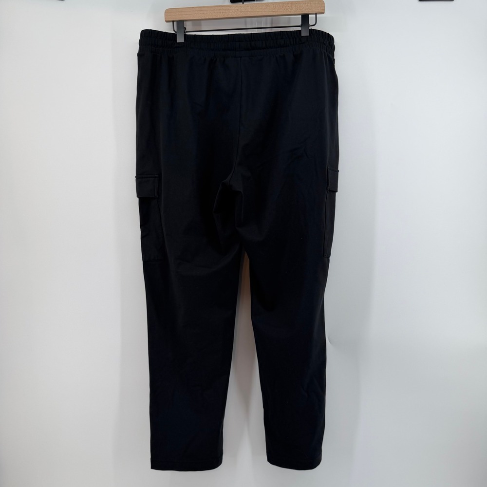 Mondetta Cargo Joggers Womens XL Black Performance Luxury Athletic Drawstring - Picture 2 of 3